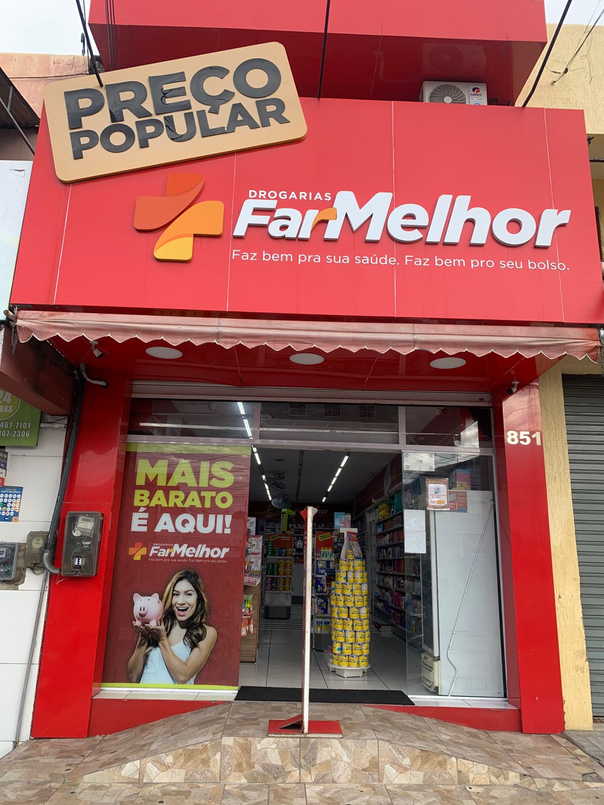 Fachada Loja FarMelhor