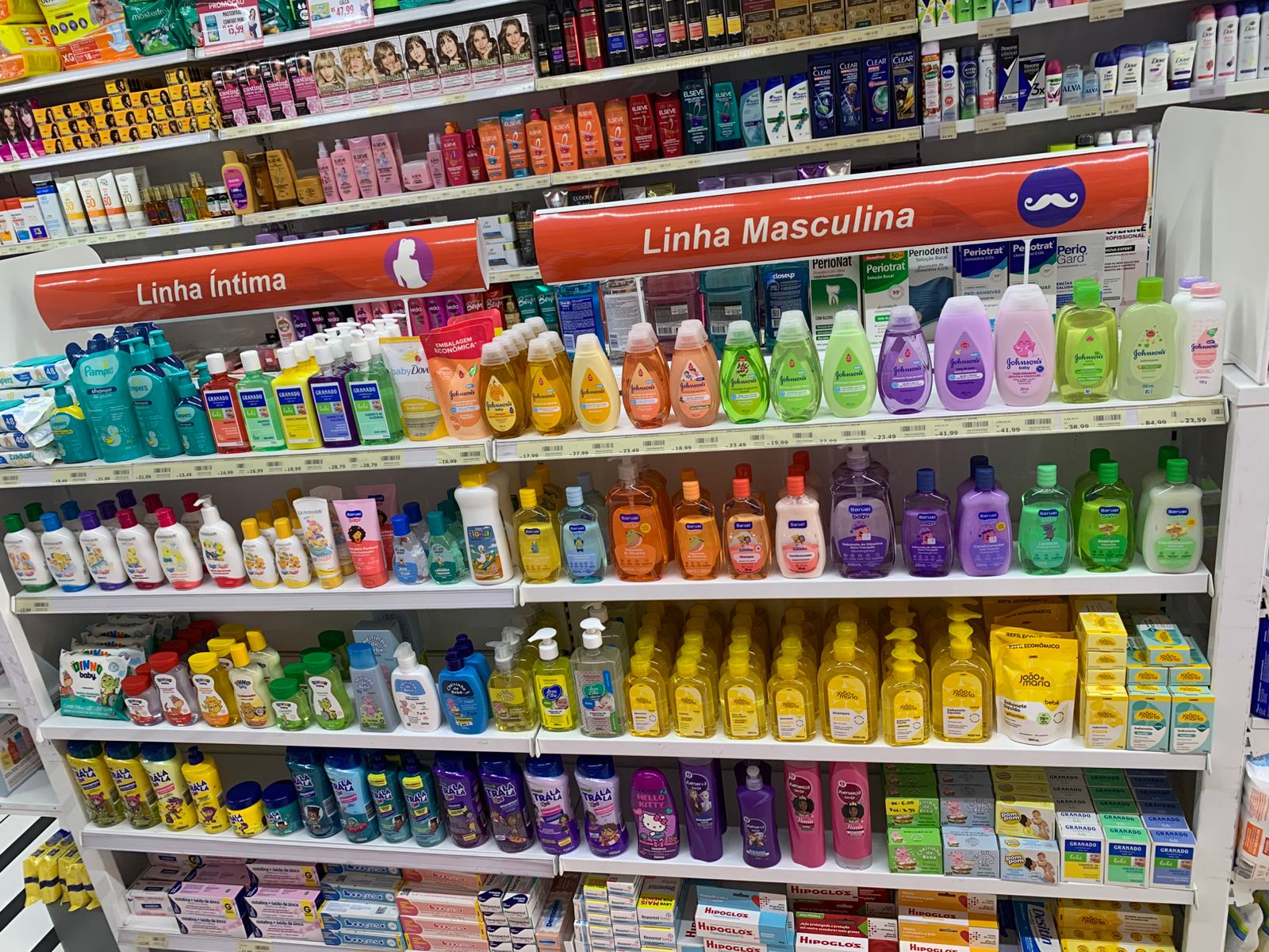 Linha Infantil e Masculina